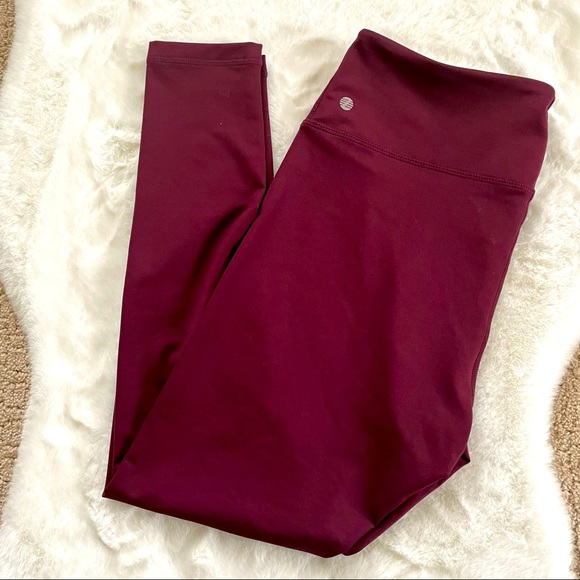 Zella burgundy 28” leggings - Picture 3 of 6